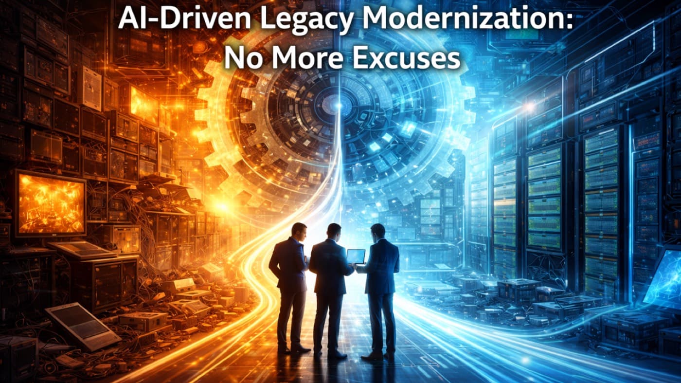 AI Has Changed Legacy Modernization Forever. There Are No More Excuses.