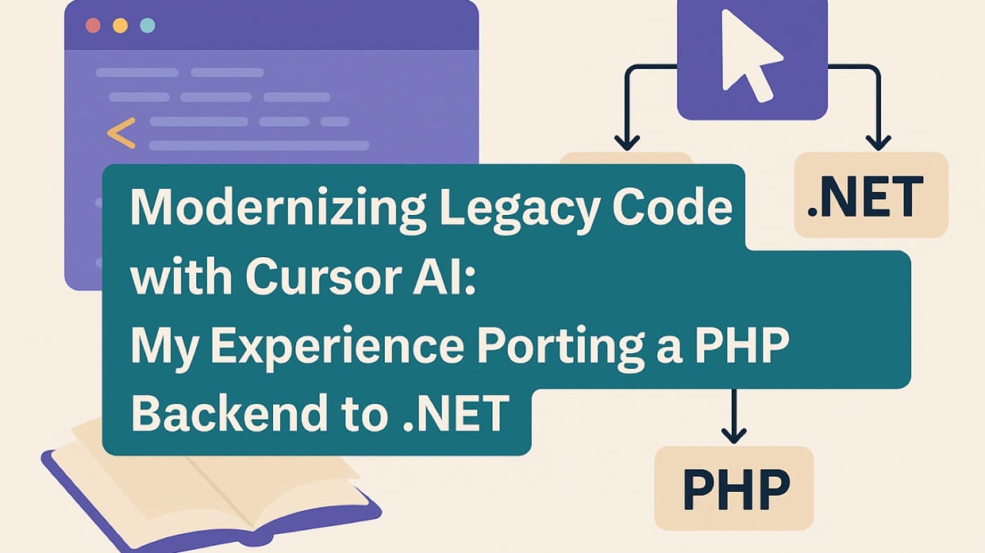 🚀 Modernising Legacy Code with Cursor AI: My Experience Porting a PHP Backend to .NET